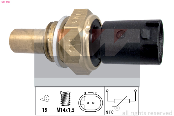 KW - 530 350 - Senzor, temperatura ulja (Podmazivanje)